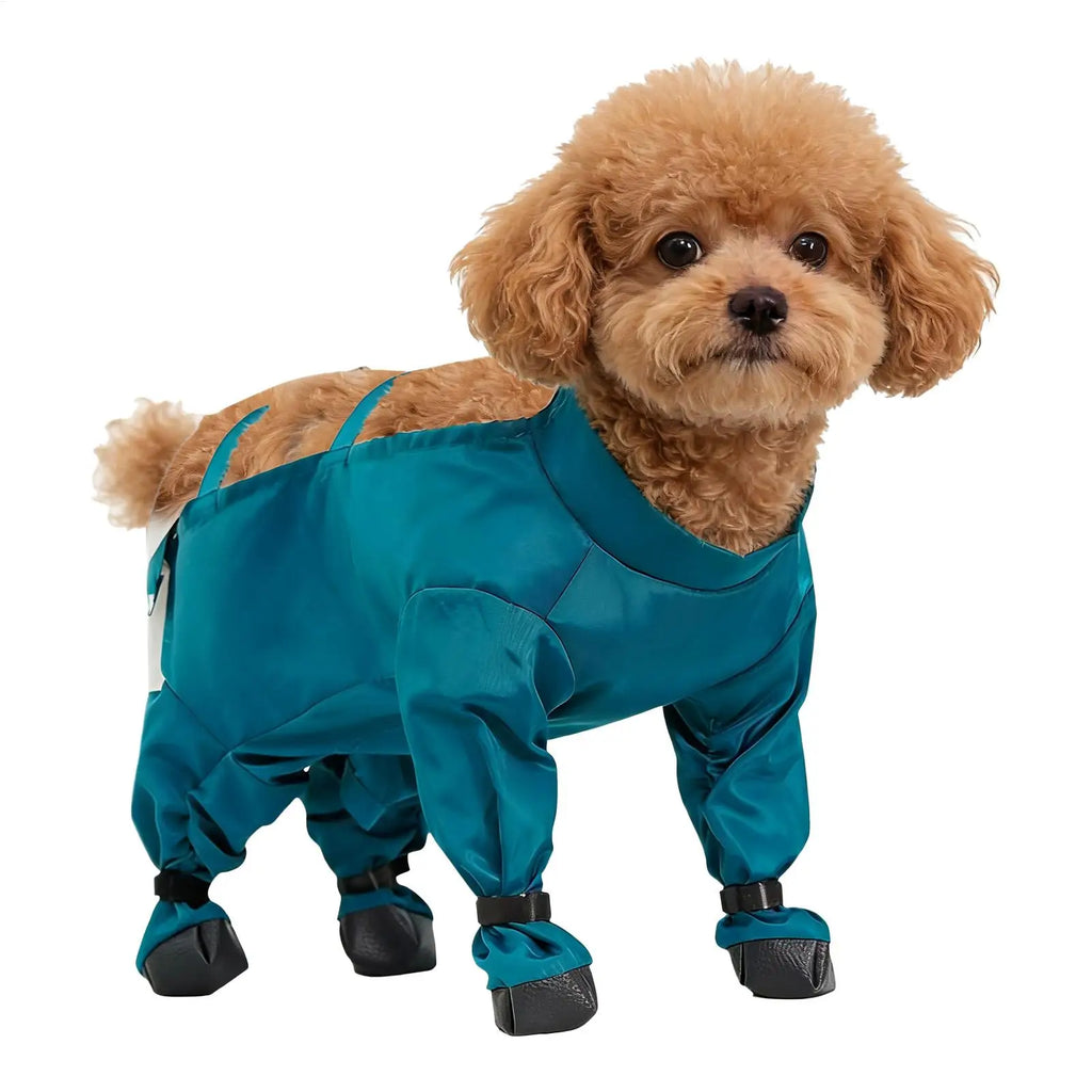 Traje de Nieve para Perro con Botas Incorporadas y Tiras Reflectantes