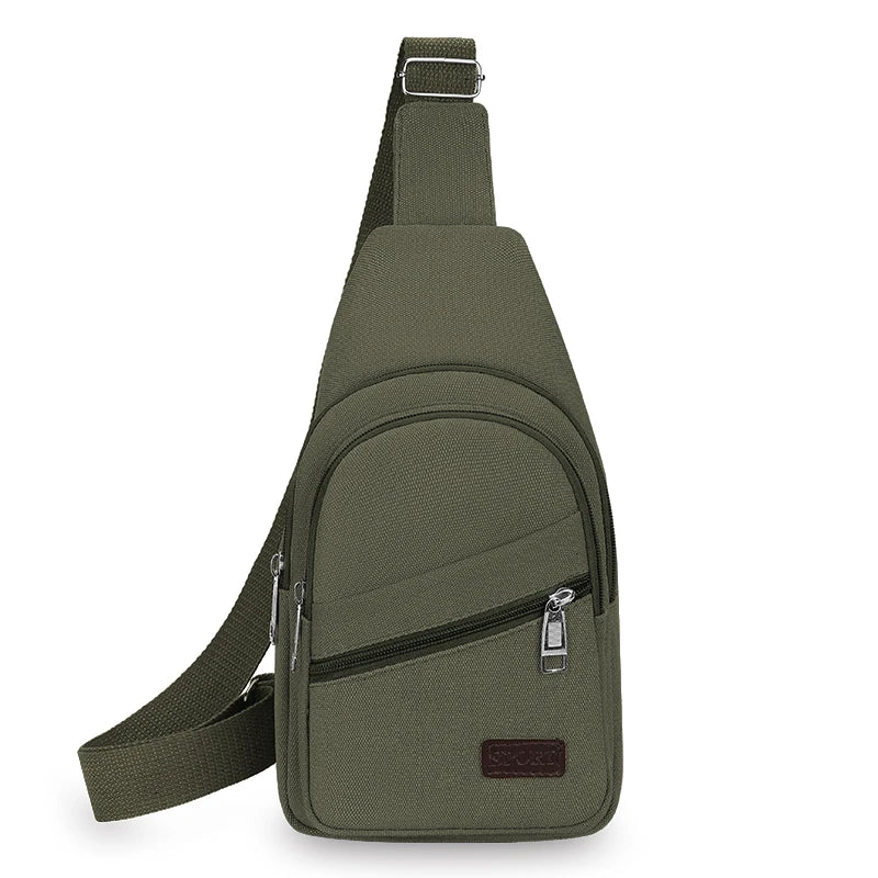 Bolso Bandolera para Hombre, Multicolor, Bolso de Pecho