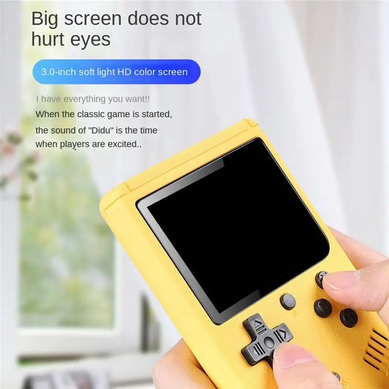 Consola de Videojuegos Retro Portátil, Pantalla LCD de 3.0 Pulgadas, 500 Juegos