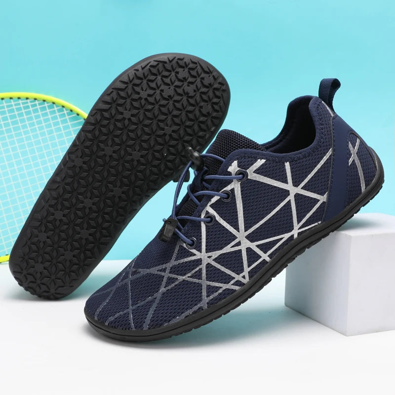 Zapatos informales transpirables para hombre, zapatos de agua ligeros antideslizantes Unisex, zapatos vulcanizados flexibles para mujer, zapatos de senderismo al aire libre 2025