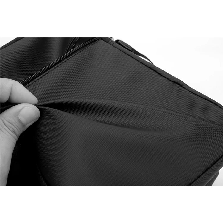Bolso bandolera duradero, correa ajustable para el hombro, diseño multicapa, cremallera segura: bolsa de almacenamiento multifuncional