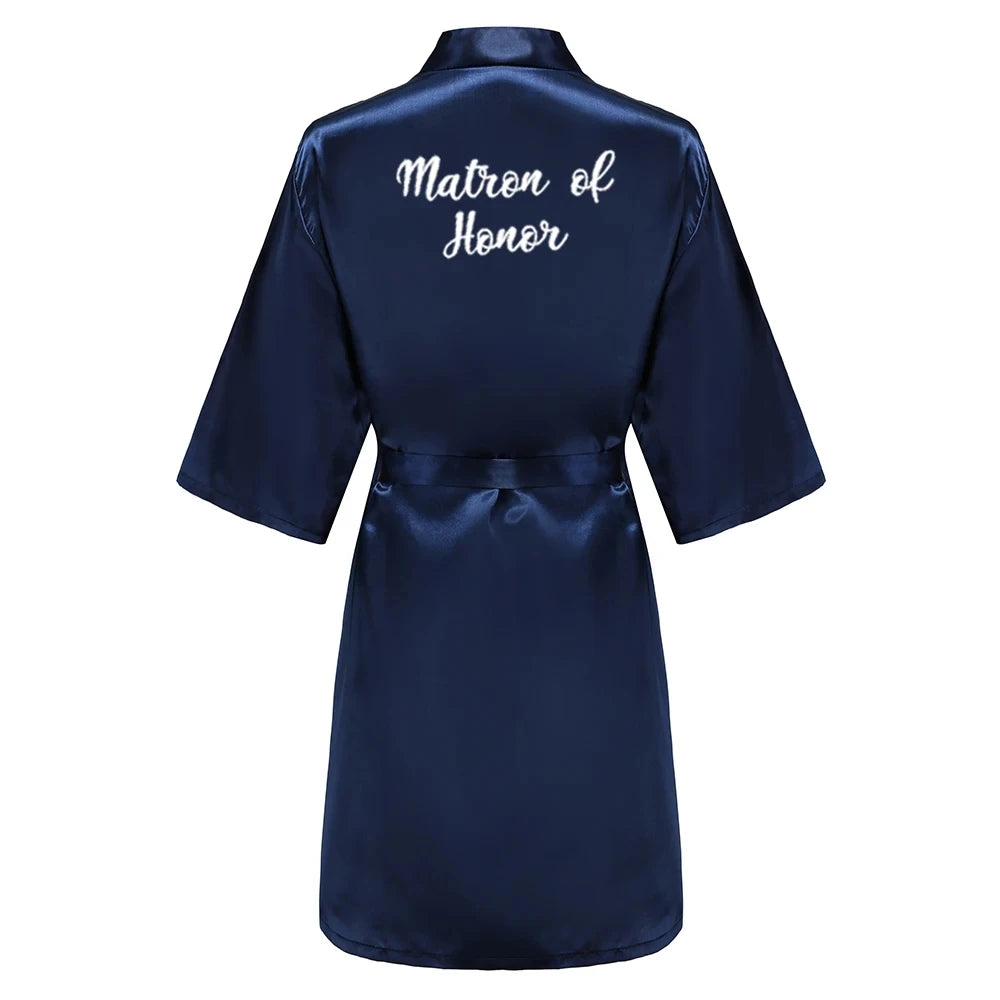 Bata de Satén para Mujer – Ropa de Dormir Talle Grande