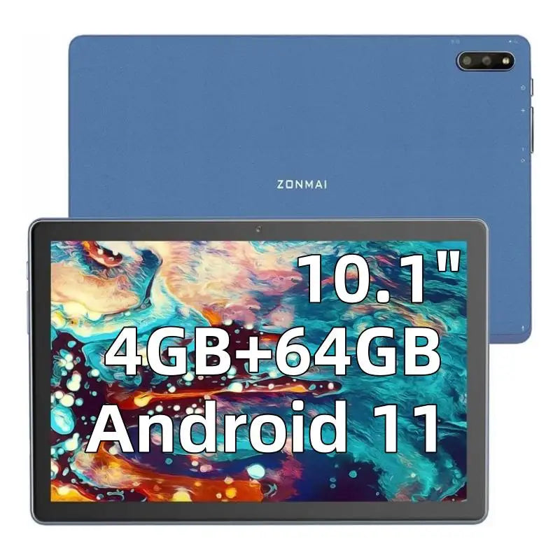 Gran oferta tableta Android 11, de 10,1 pulgadas, 4GB de RAM, 64GB de ROM, 1280x800 IPS, 64 bits, Allwinner A133, cámara Dual de cuatro núcleos, 5000mAh, 1 * USB tipo C