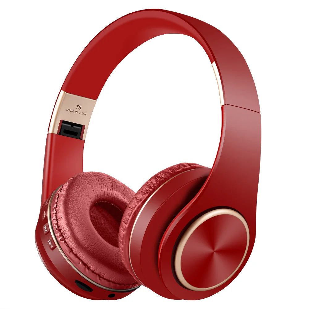Auriculares inalámbricos supraaurales Bluetooth 5.3 HiFi estéreo de baja latencia con cancelación de ruido, auriculares para juegos con micrófono ENC