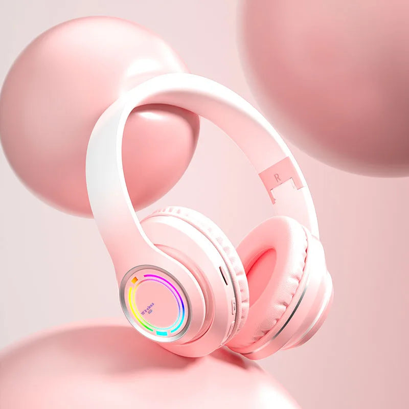 Auriculares Bluetooth Infantiles con Luces LED y Micrófono