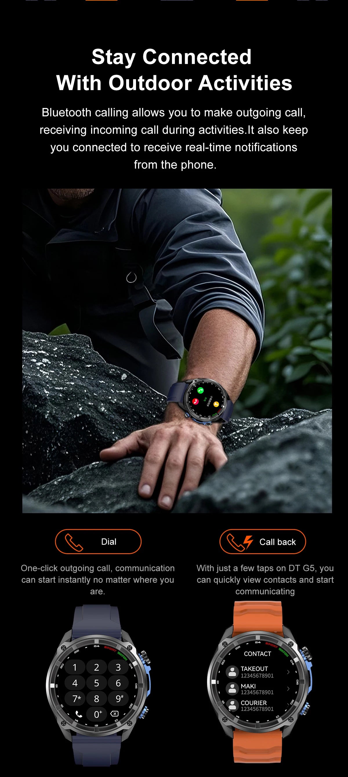 T-Rex3 Reloj Inteligente Militar GPS 10ATM