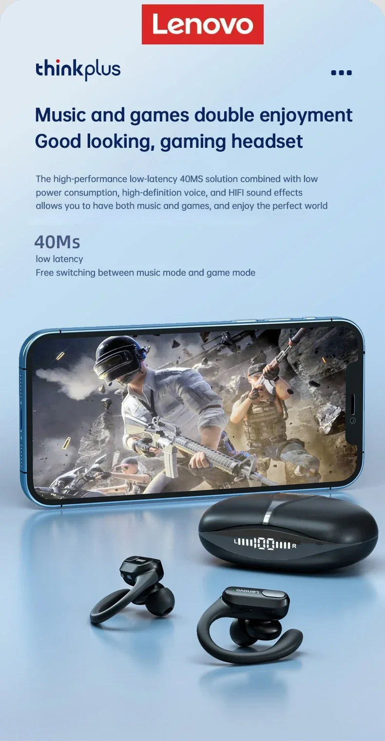 Auriculares Bluetooth Inalámbricos Lenovo XT80 con Micrófono