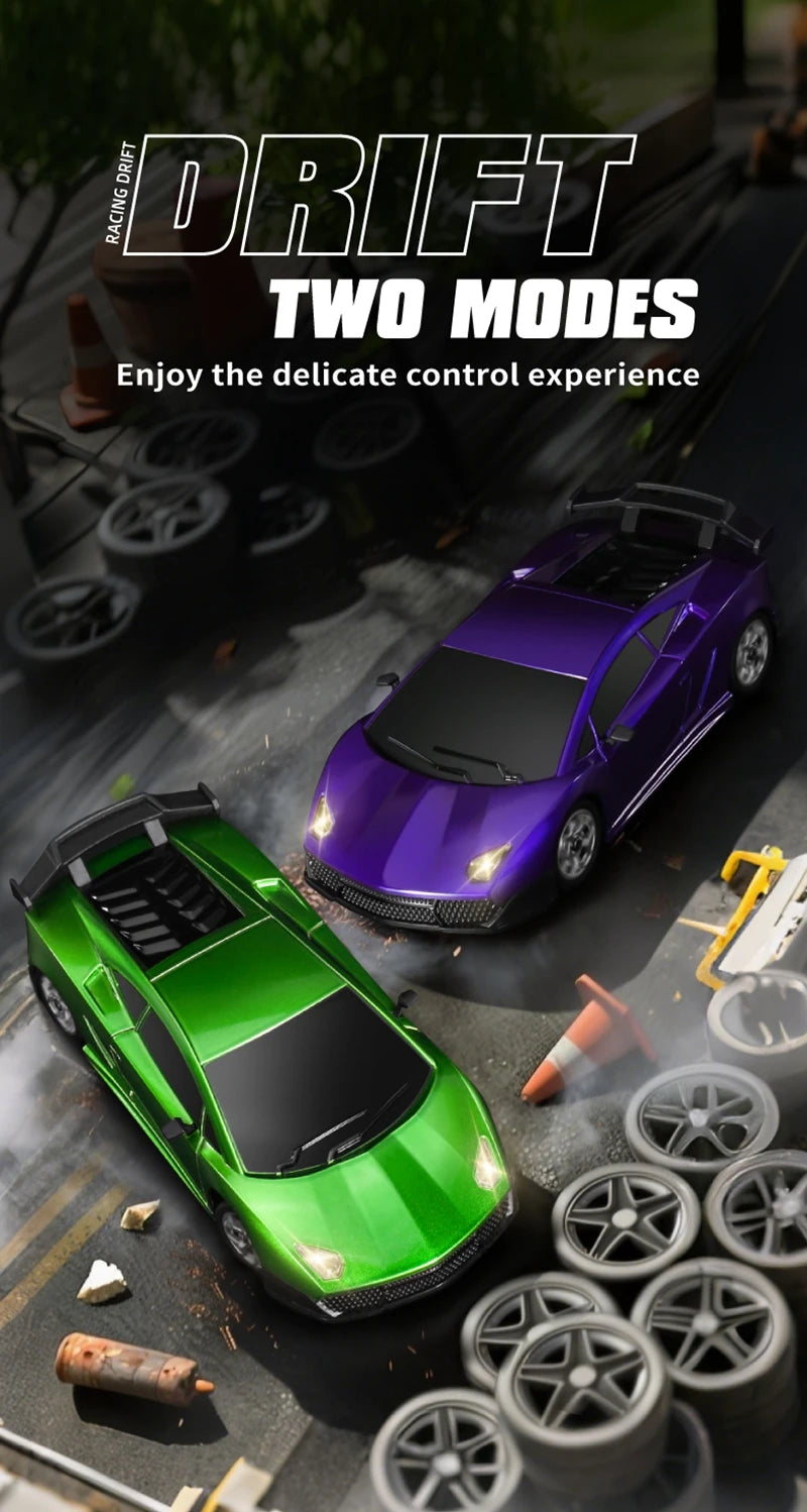 Auto RC de Deriva 4WD Mini Alta Velocidad con Giroscopio