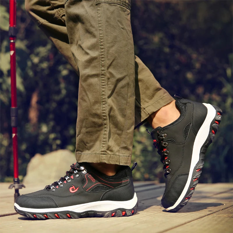Zapatos de hombre, zapatos informales de cuero para hombre, zapatillas de deporte para primavera, Otoño e Invierno, tenis masculinos, zapatos ligeros para caminar