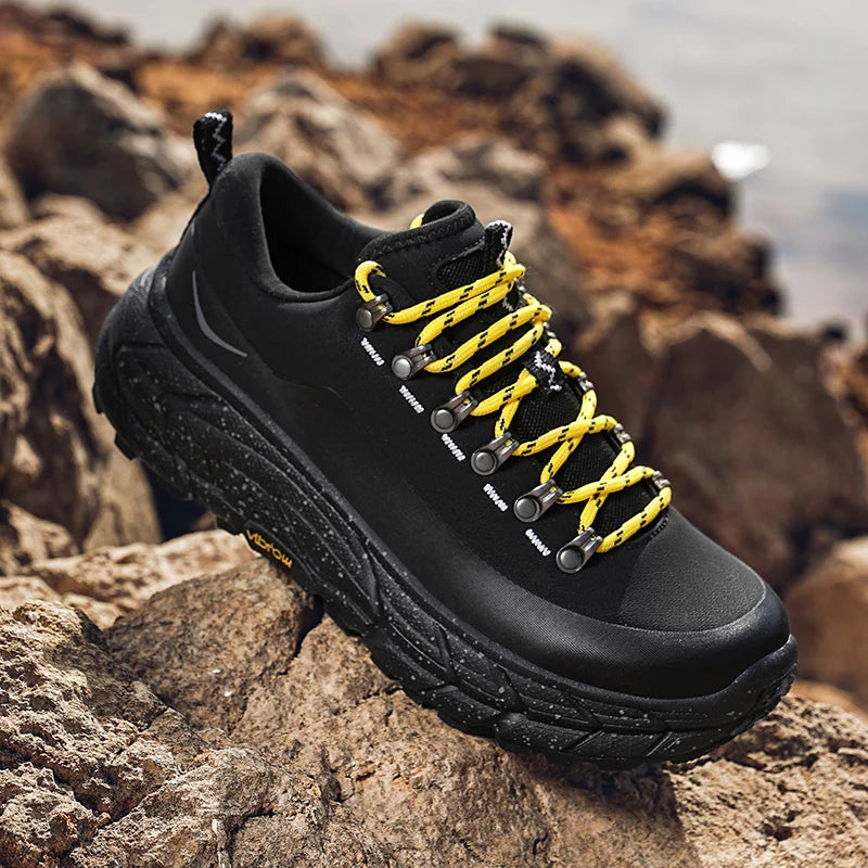 Botas de senderismo para hombre, transpirables y antideslizantes para trekking