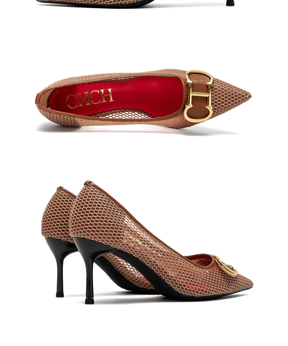 Zapatos de Tacón Alto para Mujer con Punta Estilizada 7 cm