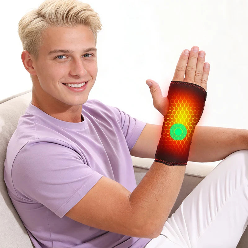 Masajeador Térmico Vibratorio para Muñeca - 3 Niveles de Calor