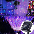 Guirnalda Solar LED en Forma de Carámbanos 3.5M para Jardín y Eventos