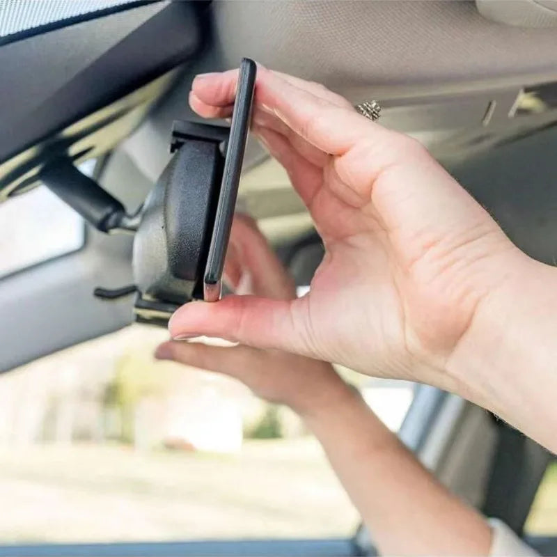 Espejo retrovisor para bebé, espejo retrovisor agrandado, vista trasera gran angular con clip, reduce eficazmente el punto ciego para coche SUV camión