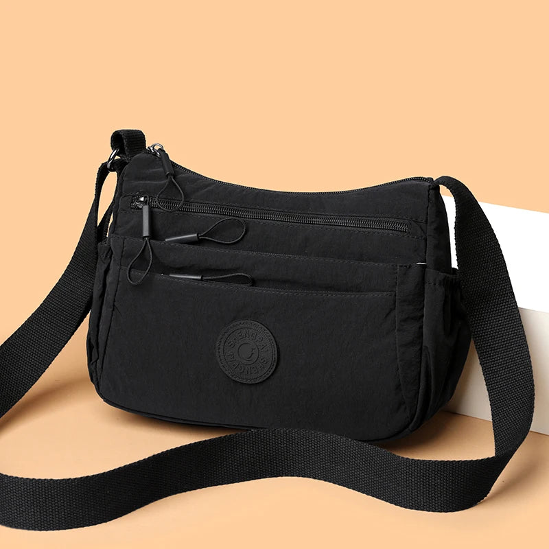 Bolso Bandolera Multibolsillo Unisex para Viajes y Uso Diario