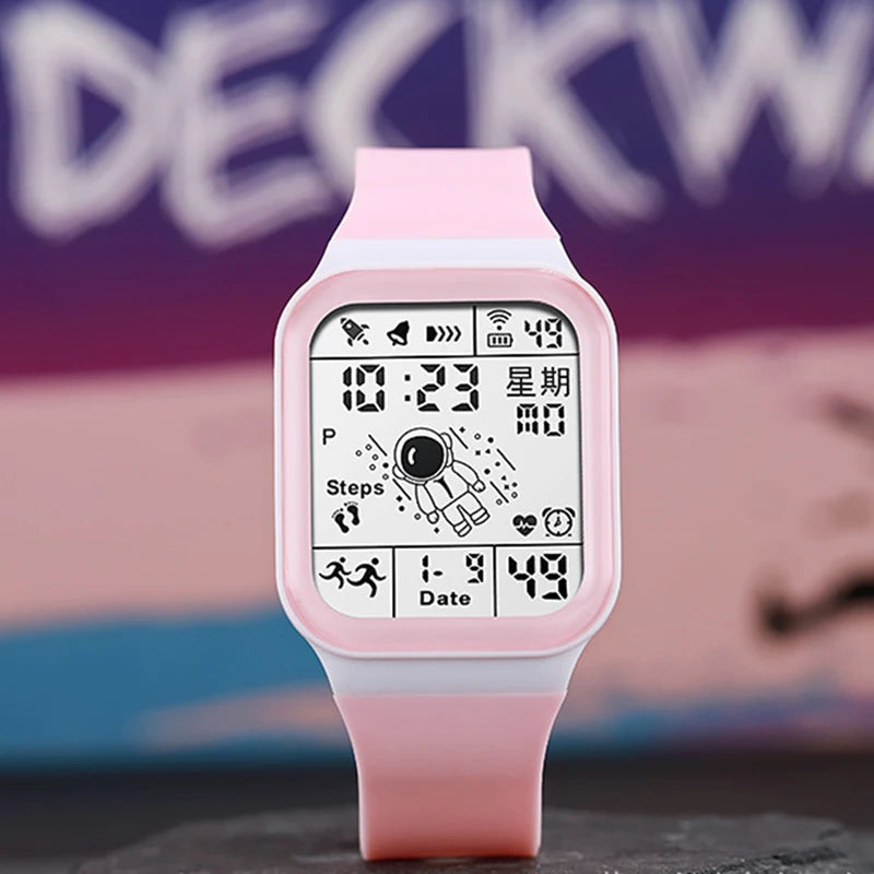 Reloj Digital de moda para hombres, mujeres y niños, relojes deportivos a prueba de suéter, reloj multifunción, reloj de pulsera electrónico para estudiantes