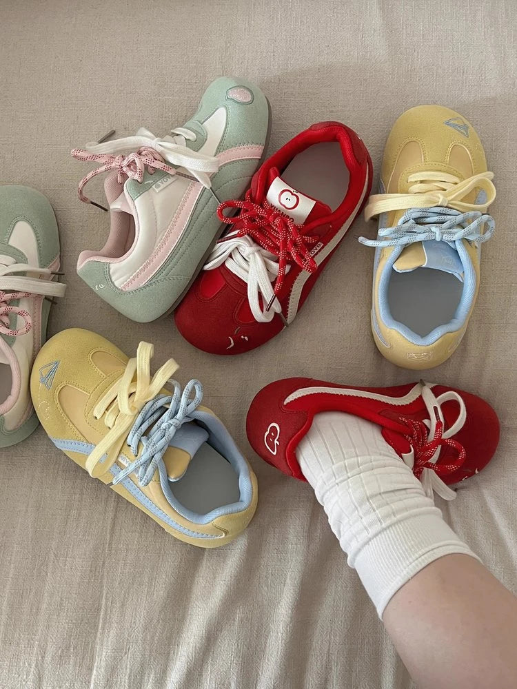 Zapatillas de Ballet Dopamina para Mujer, Primavera 2026 |   Zapatos Casuales Versátiles de Punta Redonda para Pies Anchos |   Zapatillas Retro Alemanas con Cordones Dobles