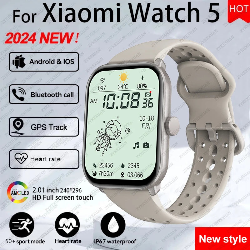 Reloj Inteligente Serie 5 Global con AMOLED, GPS y Llamadas Bluetooth