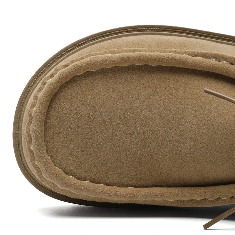 Zapatos descalzos con punta ancha para hombre, calzado informal retro clásico, zapatos ligeros para deportes al aire libre, zapatos para caminar, zapatos de trabajo de suela gruesa de color caqui