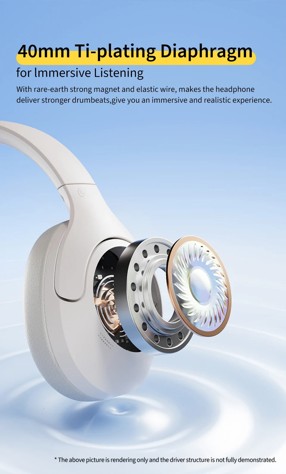 QCY H3 Lite Auriculares ANC Bluetooth 5.3 60H
