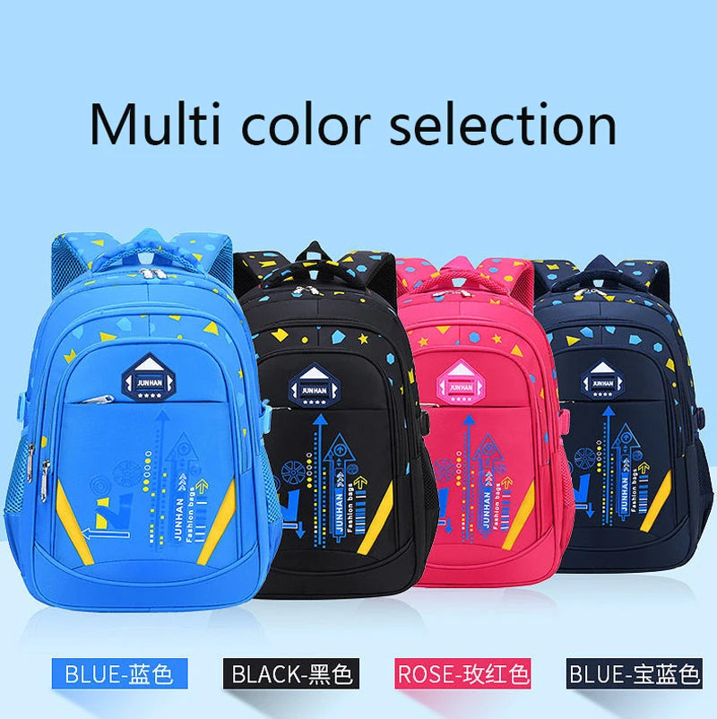 Mochila Escolar con Patrón Geométrico para Adolescentes