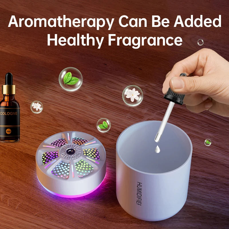 Mini humidificador de aire de 180ML, difusor de aromaterapia, aceite esencial, spray de aromaterapia, humidificador silencioso montado en el coche para el hogar y el dormitorio