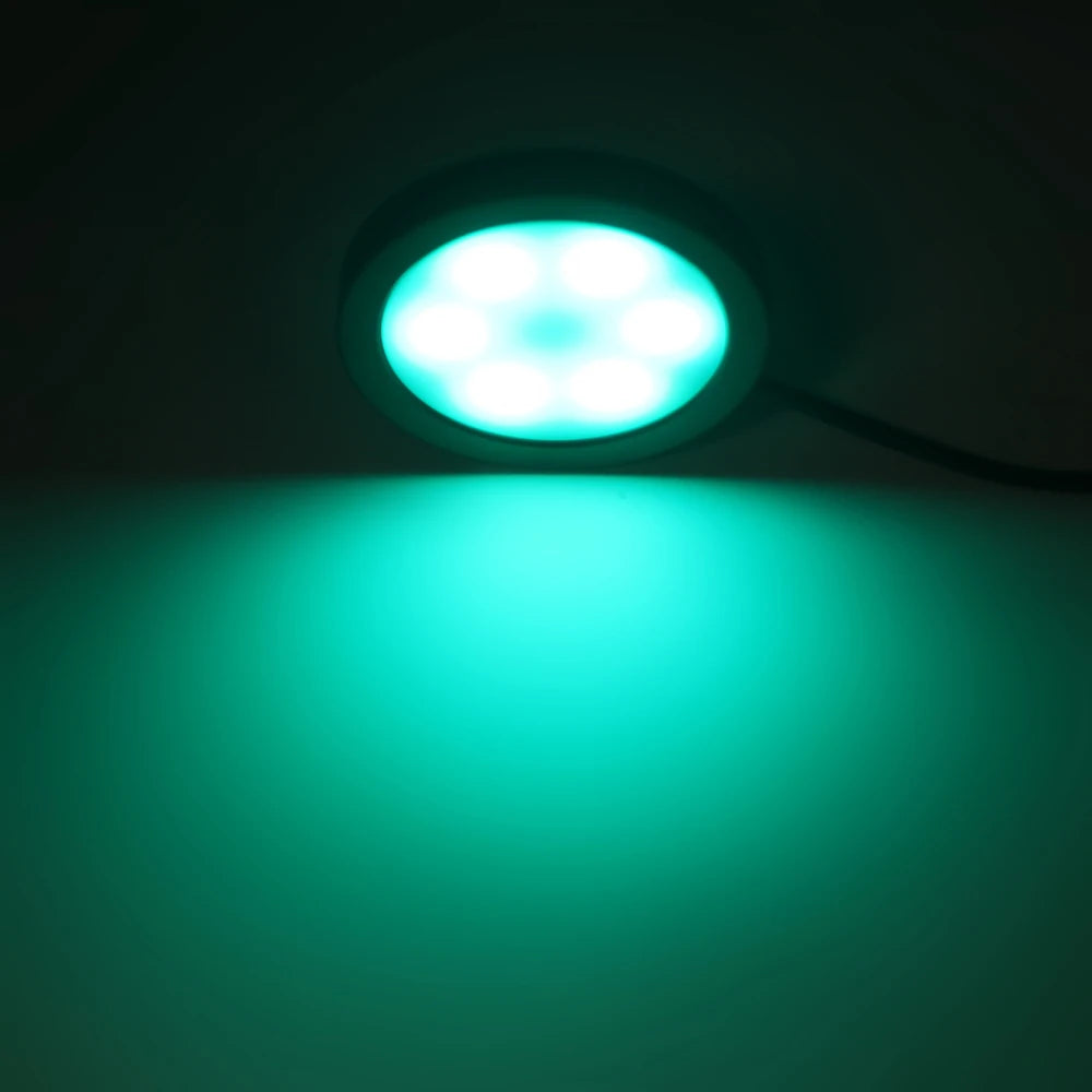 Luz RGB remota de 24 teclas para debajo de gabinete, interruptor USB de 5V, Kit de 1 2 4 6 luces, lámpara delgada para vitrina de cocina, acento de escritorio para Bar en casa