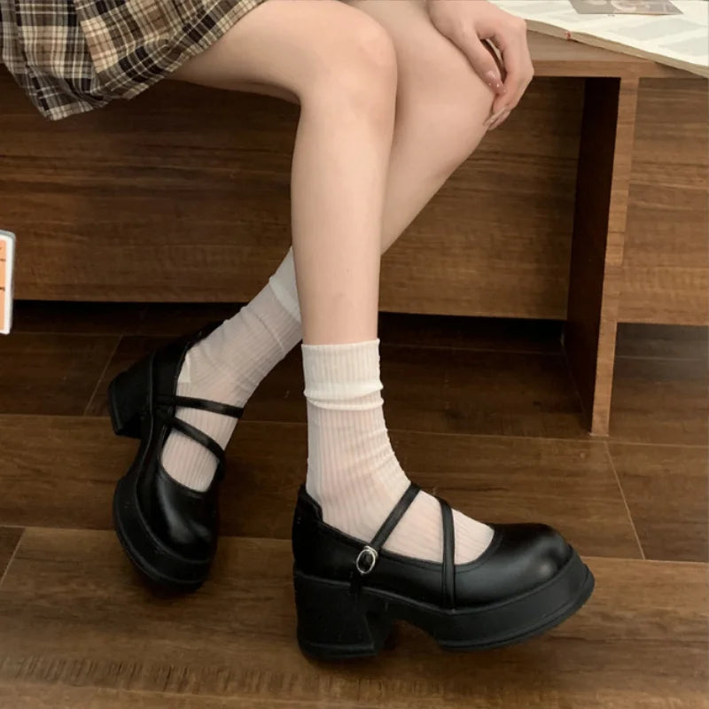 Zapatos Mary Jane con Plataforma para Mujer