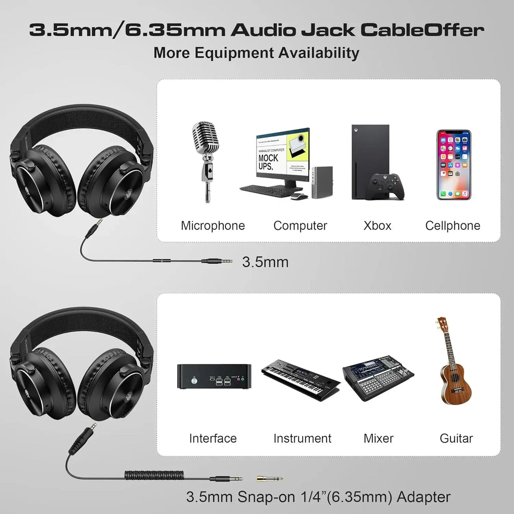 Auriculares de Estudio DJ Profesionales Monitor