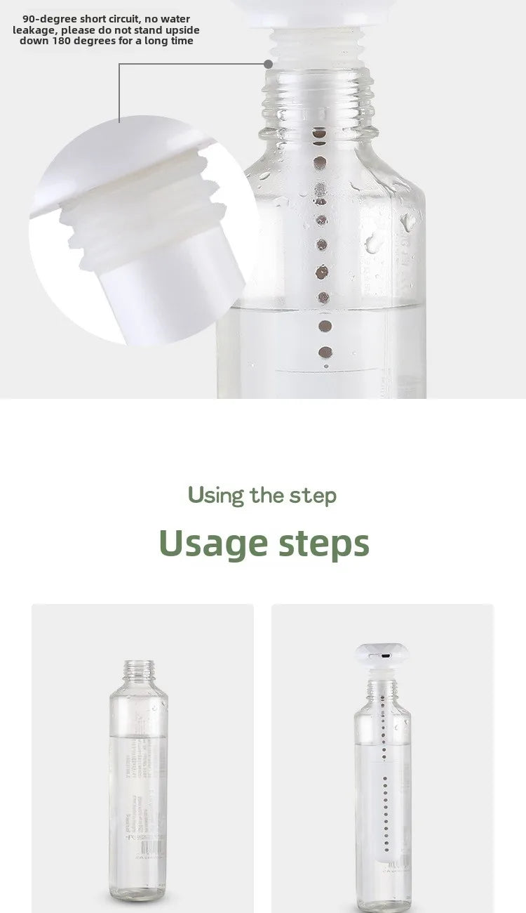 Humidificador ultrasónico X7 con difusor de aceites esenciales y carga USB