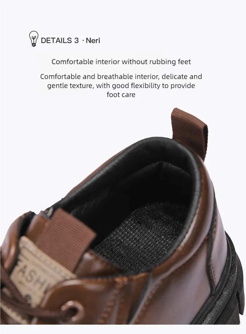 Zapatos informales para hombre, calzado cómodo para trabajo hecho a mano en las cuatro estaciones, zapatos de trabajo al aire libre, moda Joker, zapatos de marea juvenil, zapatos de cuero para fiesta de negocios