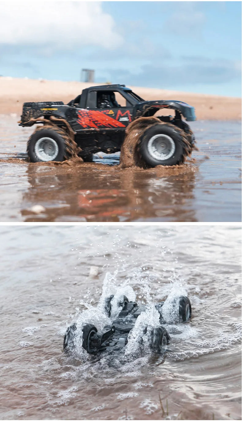 Auto RC Anfibio JJRC Q156 4WD 2.4G Control Remoto Todoterreno