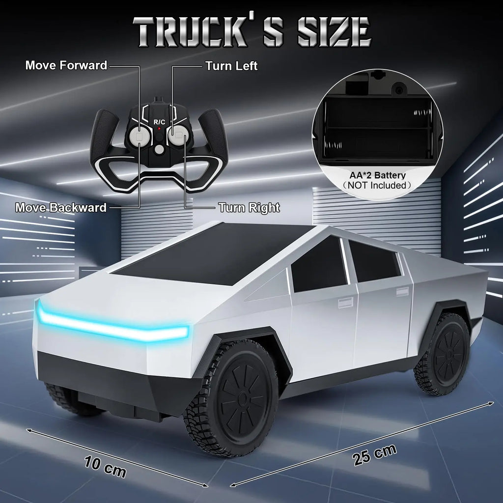 Camioneta RC 1:24, Todoterreno 4WD con Luces LED