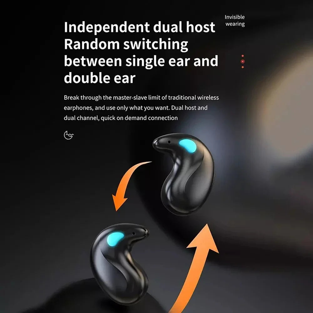 X55 Mini auriculares inalámbricos, cascos con reducción de ruido, Bluetooth 5,3, estéreo, HIFI, música