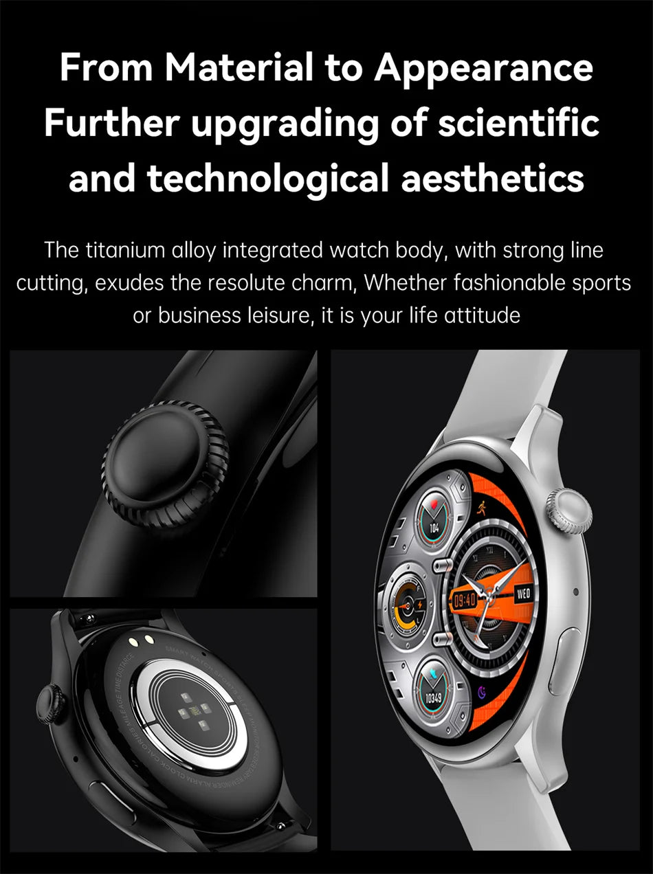Reloj Inteligente NFC para Mujer con AMOLED, GPS y Llamadas Bluetooth