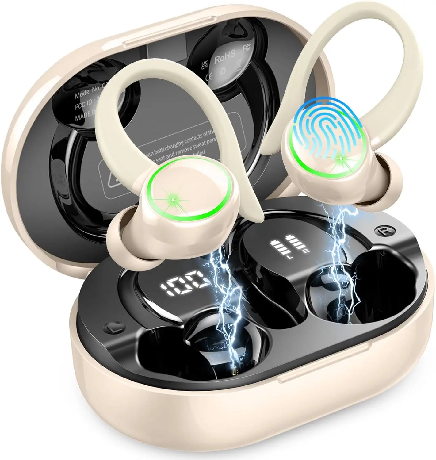 Auriculares Bluetooth 5.4 Deportivos 50h Graves