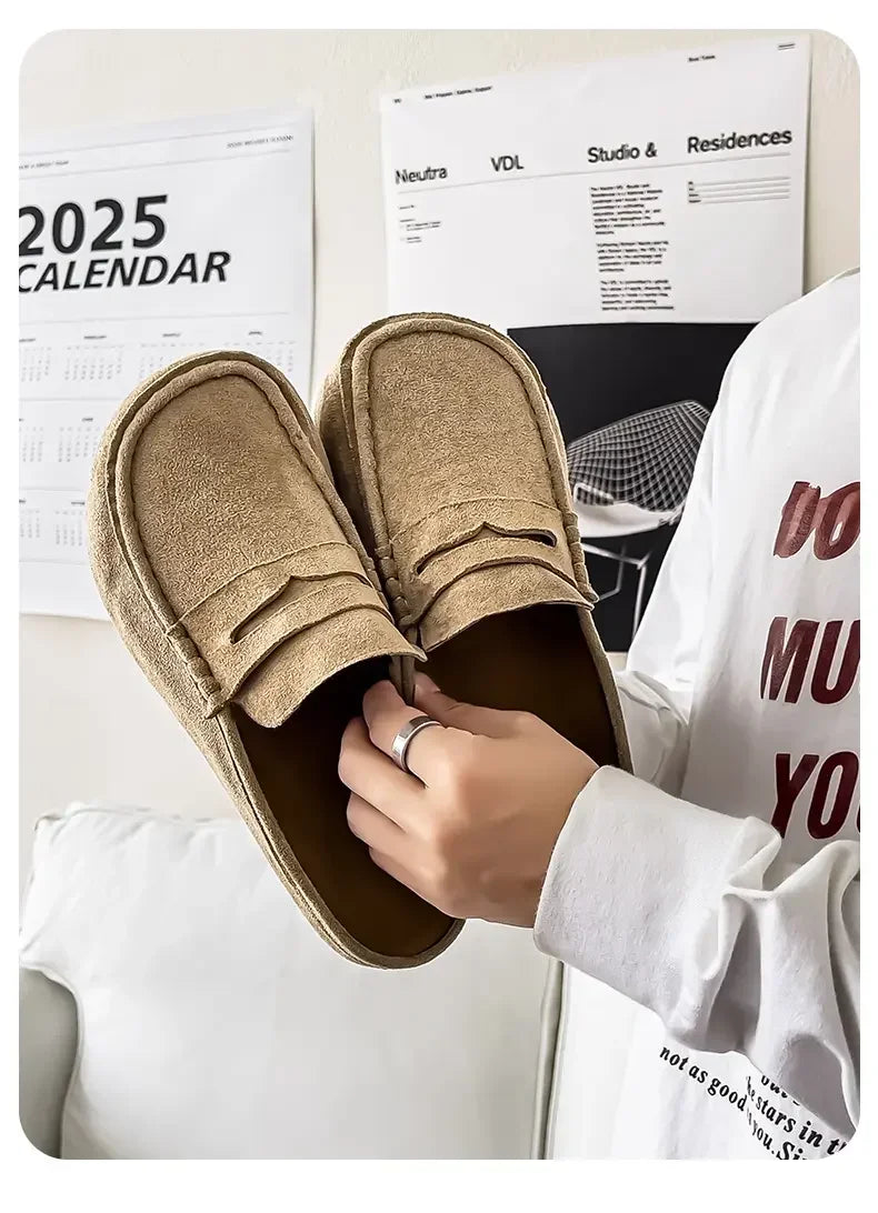 Pantuflas unisex tipo mule antideslizantes para interior y exterior