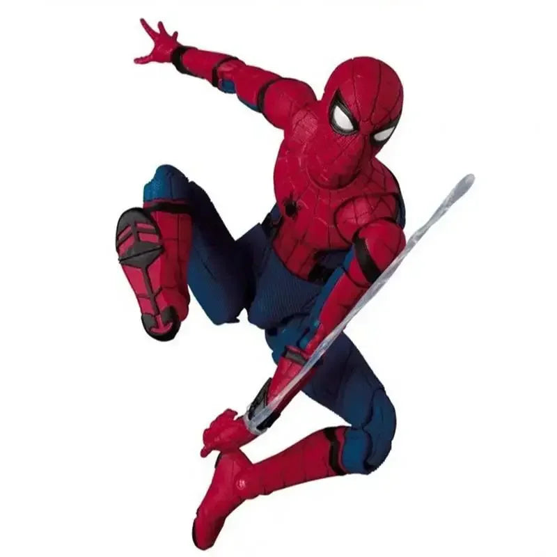 Figura de acción de Spiderman de Marvel Avengers: Homecoming, estatua con rostro intercambiable de Tom Holland, modelo de juguete coleccionable, regalo
