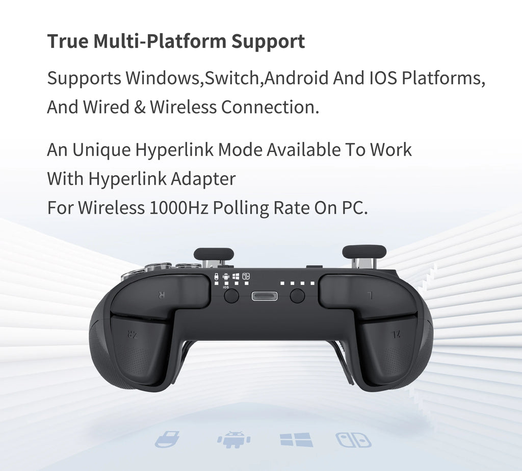 GuliKit-mando KK3 MAX NS39 KingKong 3, Gamepad con efecto Hall, Joysticks y disparadores para Windows, Nintendo Switch, Android e iOS