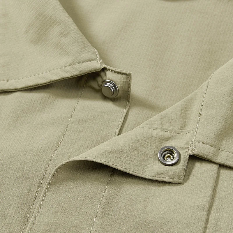 Camisa Táctica Ligera de Secado Rápido para Hombre, Manga Larga