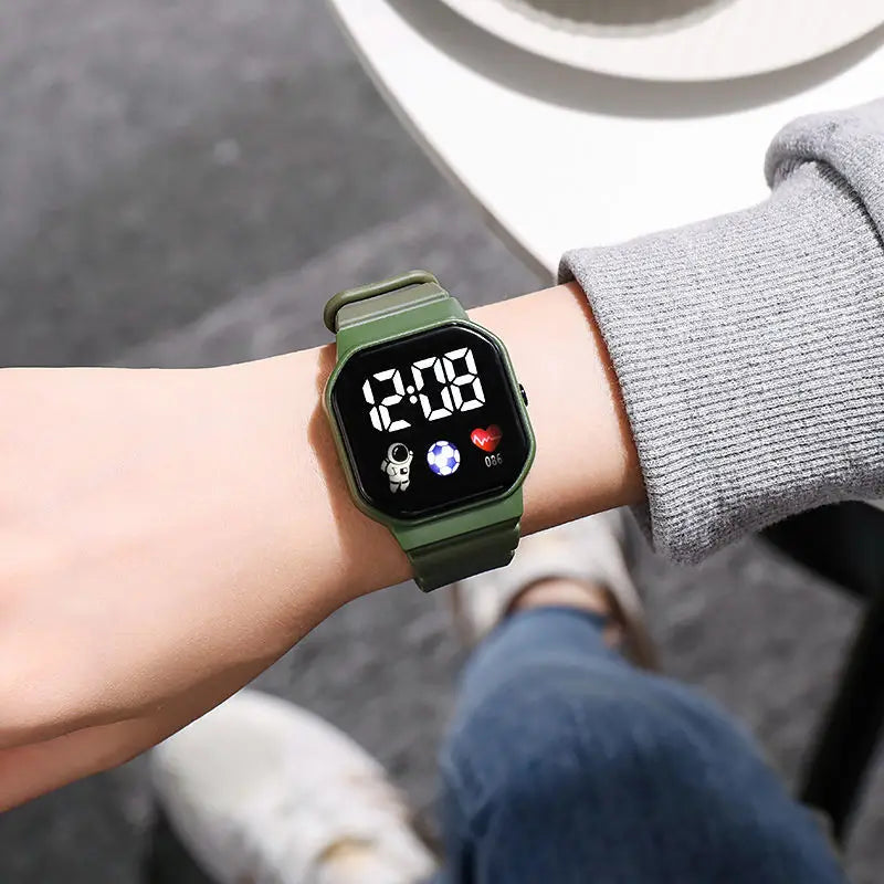 Reloj LED Spaceman Digital para Niños y Niñas