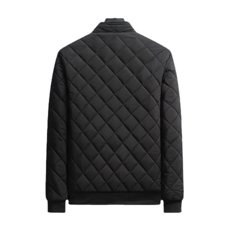 Chaqueta Bomber para Hombre, Forro Polar, Estilo Casual