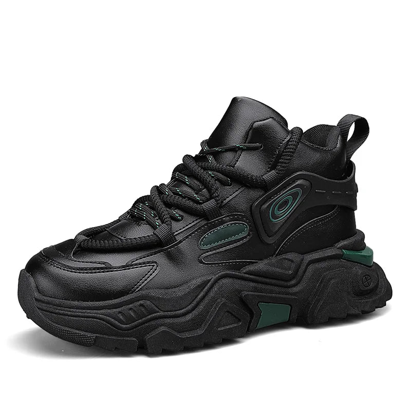 Zapatos informales de suela gruesa para hombre, zapatillas deportivas antideslizantes de suela blanda para las cuatro estaciones, zapatos deportivos Joker juveniles a la moda