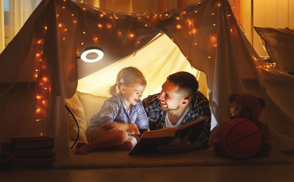 Lámpara LED Flexible con Clip 360° para Lectura