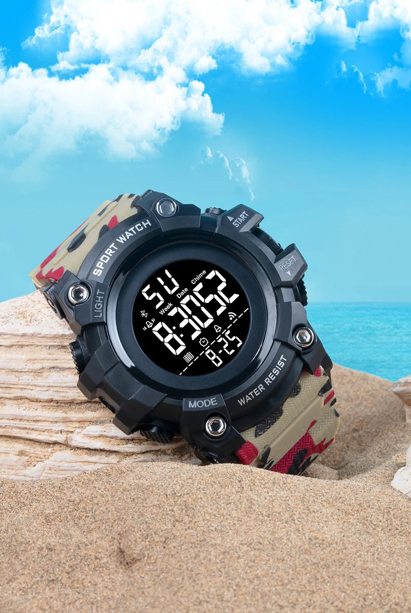 Reloj Deportivo Digital YIKAZE Militar Multifunción