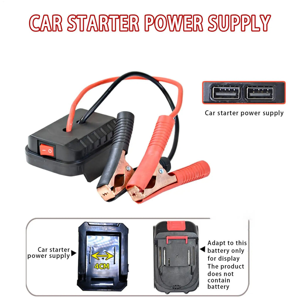 Arrancador de Batería Portátil para Auto con Carga Rápida