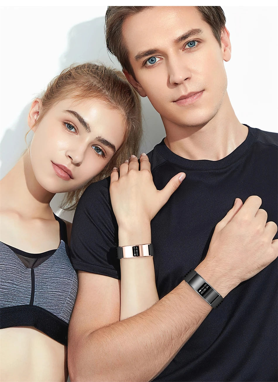 Pulsera Inteligente Deportiva Resistente al Agua IPX8 con Monitor de Salud