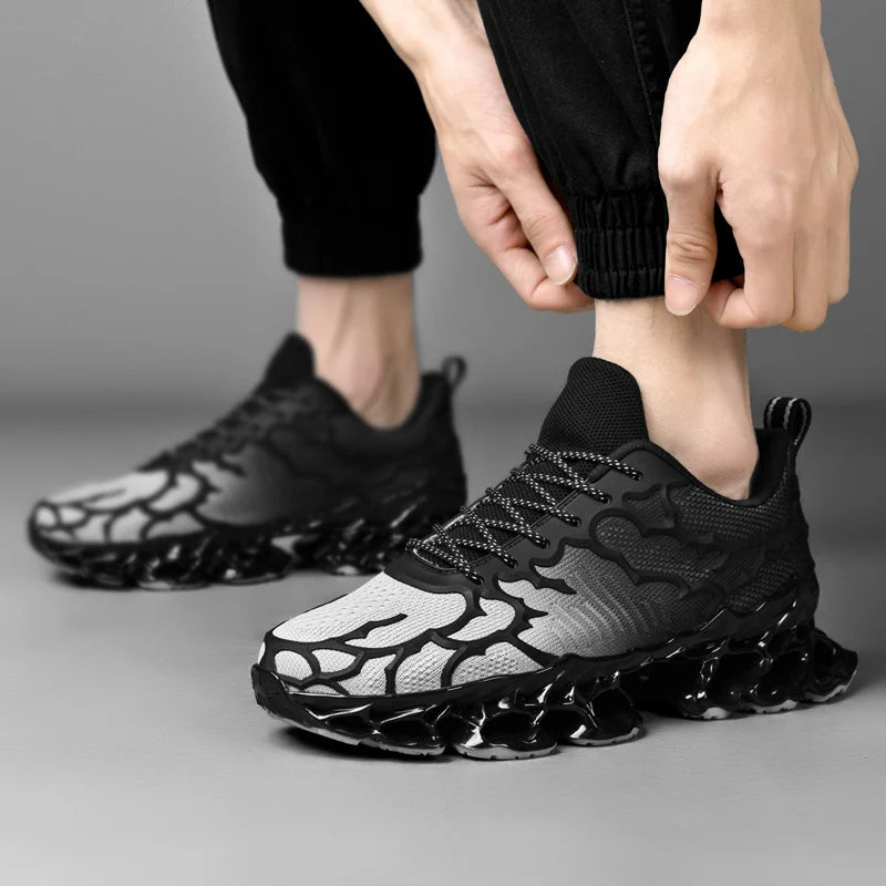 tenis masculino zapatos de hombre zapatillas hombre Zapatillas deportivas de lujo para hombre, zapatos informales para correr, mocasines de moda, color blanco