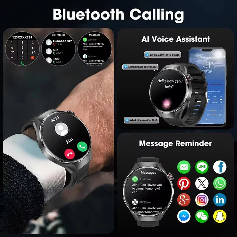 Reloj Inteligente G5 Plus con Pantalla AMOLED, GPS y Llamadas Bluetooth