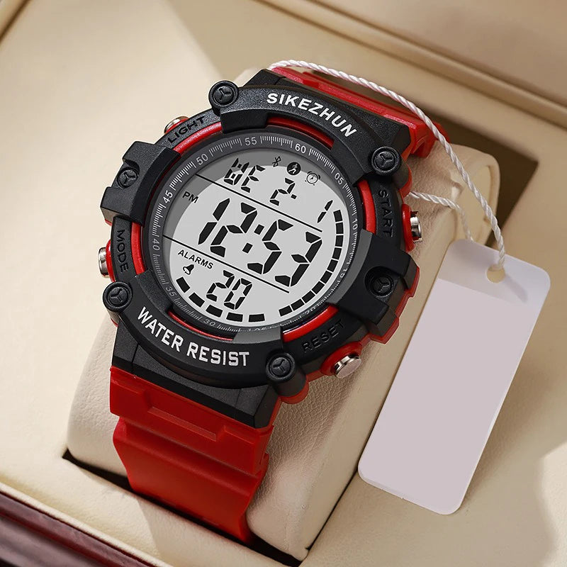 Reloj Digital Deportivo con Cronómetro y Calendario